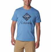 Maglietta da uomo Columbia M Rapid Ridge™ Graphic Tee blu Skyler, Hood Nightscape