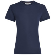 Maglietta sportiva da donna Icebreaker W Mer Core SS Tee blu scuro Midnight Navy
