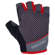 Guanti da ciclismo Progress SOLAR MITTS nero/rosso