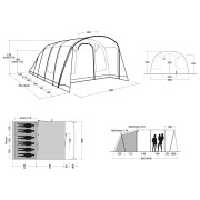 Tenda familiare per 6 persone Outwell Denver 6
