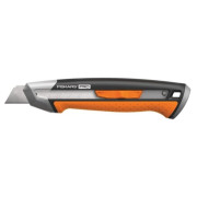 Coltello con lama a spezzare Fiskars Carbomax nero/arancio Black/Orange