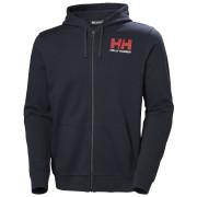 Felpa da uomo Helly Hansen HH Logo Fz Hoodie blu scuro 597 Navy