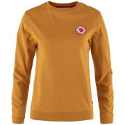 Maglione da donna Fjällräven 1960 Logo Badge Sweater arancione/giallo Acorn