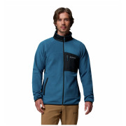 Felpa da uomo Columbia Fast Trek™ Overlay Full Zip blu Phoenix Blue, Black