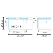 Frigorifero a compressore Mestic Compressor MCC-18 AC/DC
