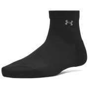 Calzini da donna Under Armour UA Women's Vanish 3pk Qtr nero Ultimate Black / Ultimate Black / Castlerock