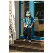 Camicie Wouki Hitode forest blue