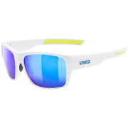 Occhiali da sole Uvex Esntl Urban bianco/blu White Matt/Mirror Blue