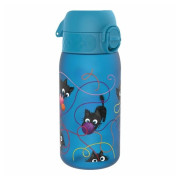 Bottiglia per bambini Ion8 Leak Proof Blue Cats 350ml