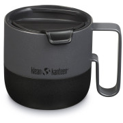 Tazza termica Klean Kanteen Rise 14oz Mug (w/ Flip Lid) nero/grigio Asphalt