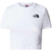 Maglietta da donna The North Face Essential Cropped Slim Short Sleeve Tee bianco TNF WHITE