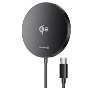 Caricabatterie senza fili Swissten MagPuck nero