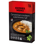 Pasto pronto Expres menu Curry rosso con riso al gelsomino 500g