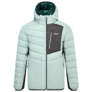 Giacca ibrida da uomo Regatta Hooded Leedre Hybrid verde chiaro GlacrGrn/Blk