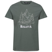 Maglietta da uomo Regatta Cline VII verde scuro Dark Forest Green Mountain