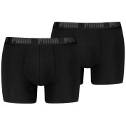 Boxer da uomo Puma Everyday Basic Boxer 2P nero black / black