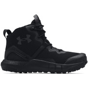 Scarpe da trekking da uomo Under Armour Micro G Valsetz Zip Mid nero Black / Black / Jet Gray