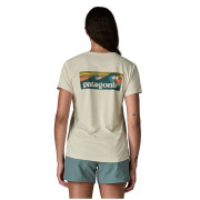 Maglietta da donna Patagonia Women's Capilene Cool Daily Shirt - Boardshort Logo