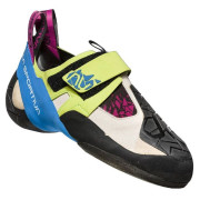 Scarpette da arrampicata da donna La Sportiva Skwama Woman giallo/blu Apple Green/Cobalt Blue