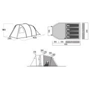 Tenda da trekking Easy Camp Hidra 4