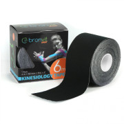 Nastro kinesiologico BronVit Sport Kinesio Tape classic 5 cm x 6m nero