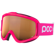 Occhiali da sci per bambini POC POCito Iris rosa Fluorescent Pink/Partly Sunny Light Orange