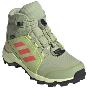 Scarpe da bambino Adidas Terrex Mid Gtx K verde chiaro maglim/turbo/cblack