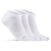 Calze Craft Core Dry Footies 3-Pack bianco White