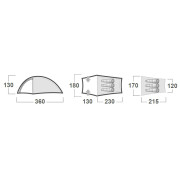Tenda da trekking Husky Bronder 3