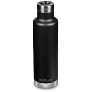 Bottiglia termica in acciaio inox Klean Kanteen Insulated Classic Narrow 25oz (w/Pour Through Cap) nero black