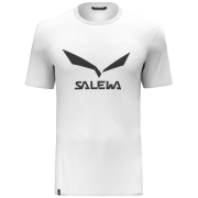 Maglietta da uomo Salewa Solidlogo Dri-Rel M S/S Tee bianco 0010 - white