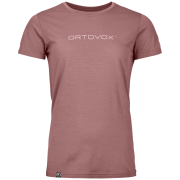Maglietta sportiva da donna Ortovox 150 Cool Brand Ts W rosa Dusk Rose