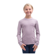 Maglietta sportiva per bambini Sensor Merino DF Logo Up Mystic Violet