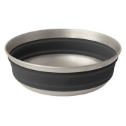 Ciotola pieghevole Sea to Summit Detour Stainless Steel Collapsible Bowl M grigio Beluga Black