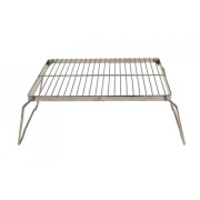 Griglia pieghevole Stabilotherm BBQ Grid Medium 23x34 cm argento