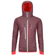 Giacca da donna Ortovox Swisswool Piz Boe Jacket W rosso mountain rose