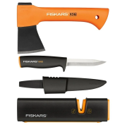 Set di strumenti Fiskars X5 Fireplace set nero/arancio FW25