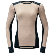 Maglietta sportiva da donna Devold Reverso Merino Shirt Wmn nero/beige Stone