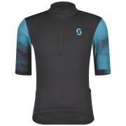 Maglia da ciclismo da uomo Scott M's Gravel 10 SS nero/blu black/nile blue