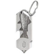 Portachiavi Gerber Shard DT grigio Fish Silver