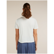 Maglietta da donna Icebreaker Merino 150 Tech Lite SS Crop Tee NZ Flora