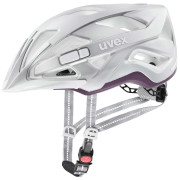 Casco da ciclismo Uvex City Active argento Silver Plum Mat