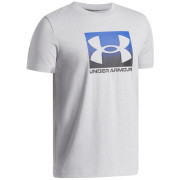 Maglietta sportiva per bambini Under Armour UA B Boxed Sports Update SS Mod Gray Light Heather