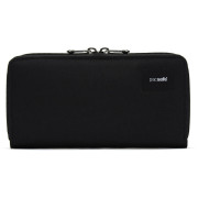 Portafoglio Pacsafe RFIDsafe Continental Wallet nero jet black