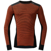 Maglietta funzionale da uomo Devold Reverso Merino Shirt Man arancione/grigio Brick
