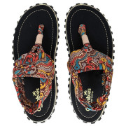 Sandali Gumbies Slingback Aboriginal nero/marrone Aboriginal