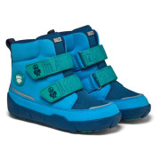 Stivali invernali per bambini Affenzahn Mid Boot Vegan Comfy Octopus blu Octopus