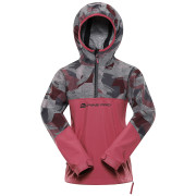 Giacca softshell per bambini Alpine Pro Gibbo marrone meavewood