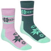 Set di calzini Kari Traa Rusa Sock 2Pk rosa/porpora Lily