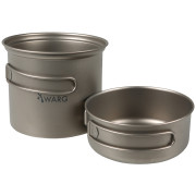 Set di stoviglie Warg Hyperion Titan Cook Set grigio